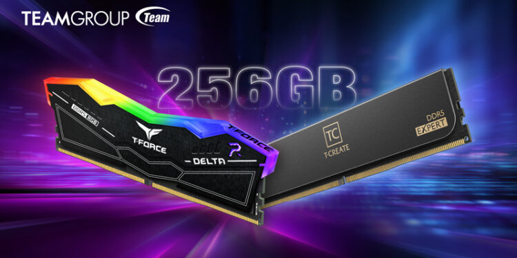 TeamGroup Unveils 256GB DDR5 Memory for Heavy-Duty Tasks