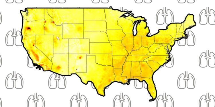Map Shows States with Highest Levels of Tiny, Toxic Air Pollution