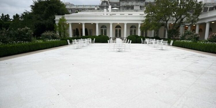 Trump Brags About New White House Look: Stone Patio or Disaster?