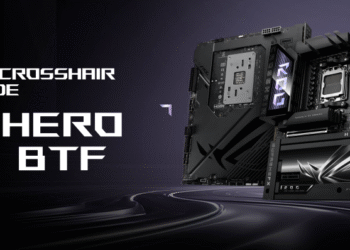 ASUS has recently unveiled its top-tier AMD AM5 BTF motherboard, the ROG Crosshair X870E HERO BTF. This board features 22 power phases and an OC-Ready design, making it a highly desirable choice for enthusiasts.