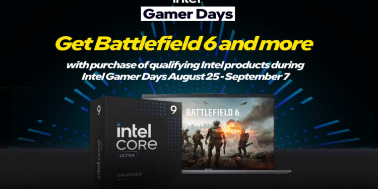 Intel Bundles Battlefield 6 with Core CPUs in ‘Gamer Days’!