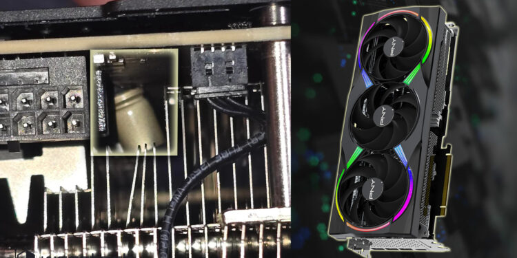 PNY RTX 5090: An Explosive Capacitor Failure