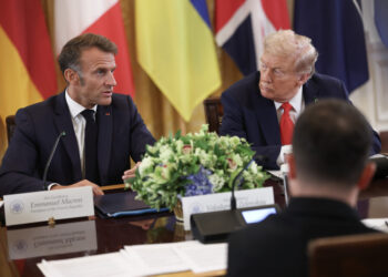 French President Emmanuel Macron Warns U.S. Credibility on Line in Ukraine