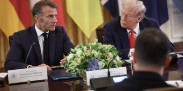 French President Emmanuel Macron Warns U.S. Credibility on Line in Ukraine