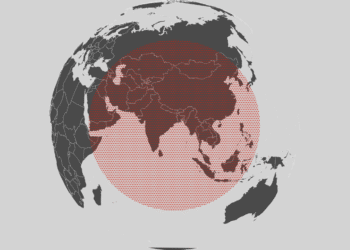 Map Shows Range of India’s Agni-5 Nuclear Missile