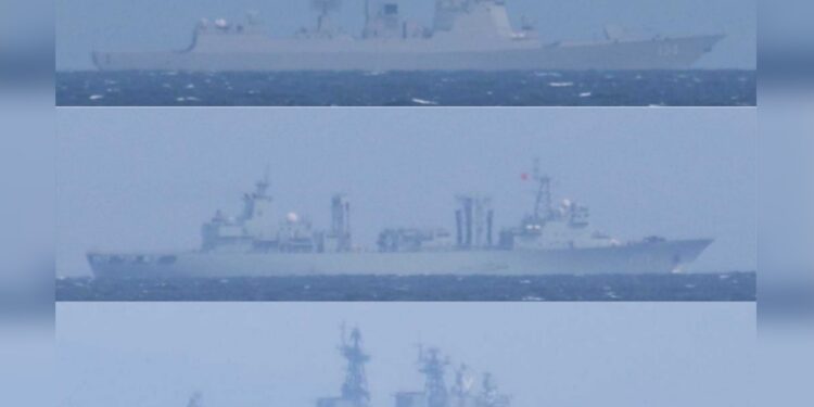 Russian and Chinese Naval Fleets Sails Near US Ally