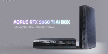 Gigabyte has introduced its AORUS RTX 5060 Ti eGPU with 16GB VRAM, designed to boost your laptop’s performance. Here are the key features: