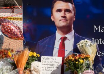 Mourners Gather for Charlie Kirk’s Memorial Service in Arizona
