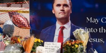 Mourners Gather for Charlie Kirk’s Memorial Service in Arizona