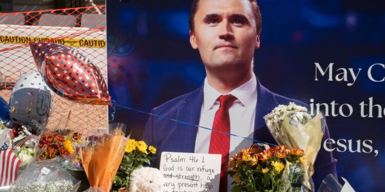 Mourners Gather for Charlie Kirk’s Memorial Service in Arizona