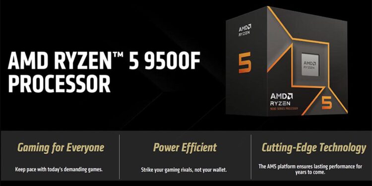 AMD Ryzen 5 9500F Launch Date & Gaming Speed Boost