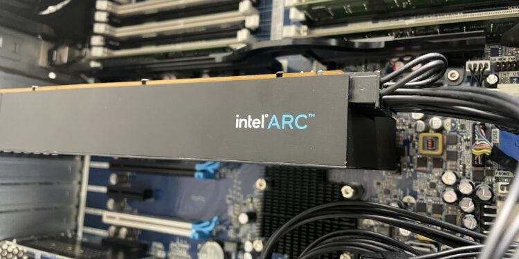 Intel’s Arc A750 GPU Sample Revealed with 16GB & 512-bit Details