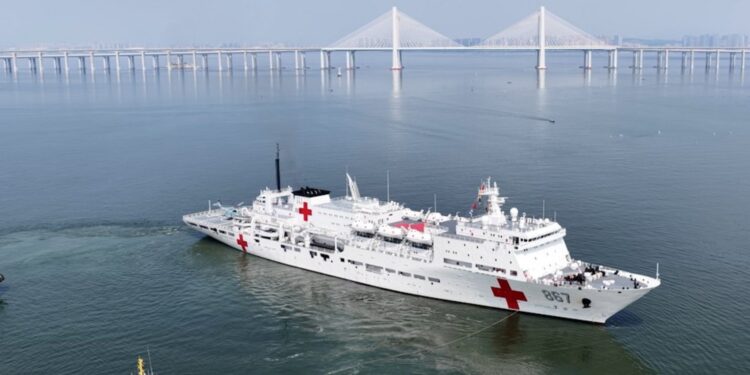 China Deploys Naval Ship to U.S.’s Backyard for Medical Missions