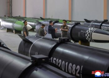Kim Jong Un Inspects Massive Missile Plant: Photos Revealed