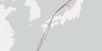 Flight Map Shows U.S. Monitors Possible North Korea Missile Launch
