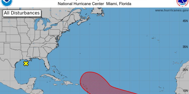 NHC eyes system with ‘high’ chance of turning into depression